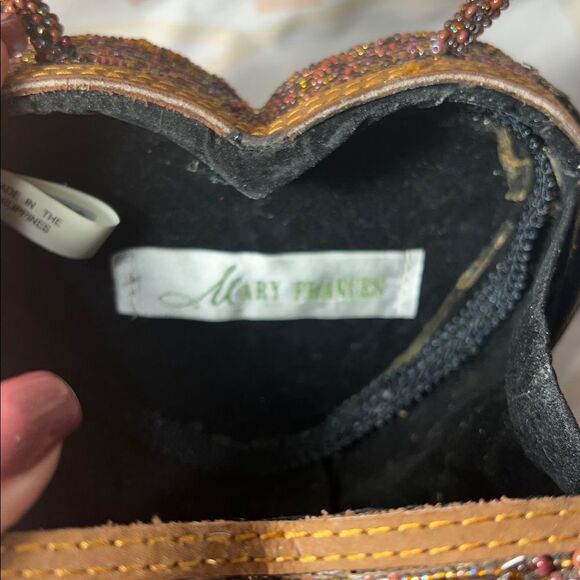 Mary Frances Intoxicating Beaded 3D Wine Bottle Heart Handbag - Picture 10 of 16